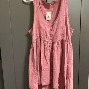 Free people Xs pink Summer sweetie dress